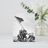 Flag-Aufrufen von Iwo Jima_War Image Postkarte (Stehend Vorderseite)