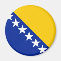 Flag BA für Bosnien und Herzegowina