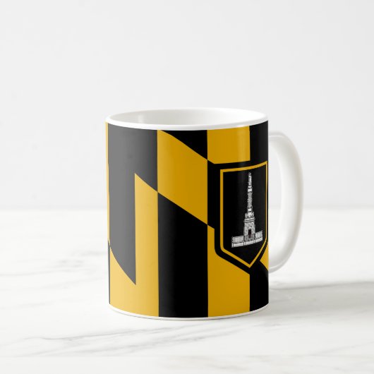 Flag Baltimore Coffee Tasse (VorderseiteRechts)