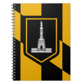 Flag Baltimore, Maryland Notebook Notizblock (Vorderseite)