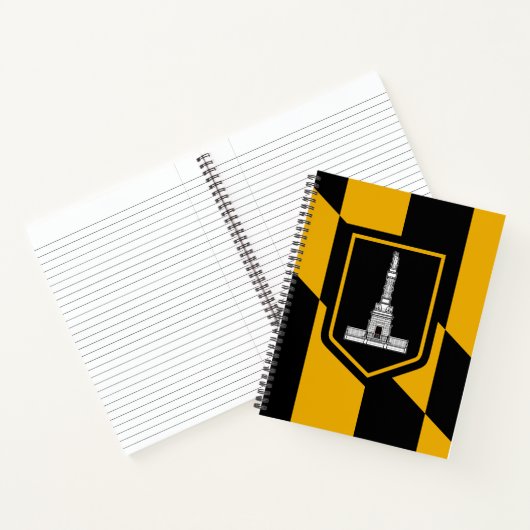 Flag Baltimore, Maryland Notebook Notizblock (Innenseite)