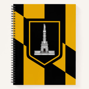 Flag Baltimore, Maryland Notebook Notizblock