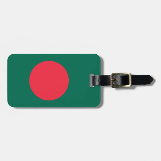 Flag Bangladesch Easy ID Personal Gepäckanhänger (Vorderseite horizontal)