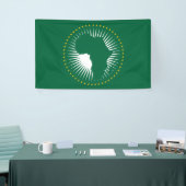 Flag-Banner der afrikanischen Gewerkschaft Banner (Messeveranstaltung)