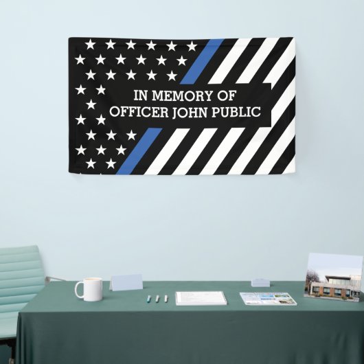 Flag-Banner der blauen Linie im Speicher Banner (Messeveranstaltung)