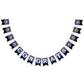 Flag-Banner der Leitpolizei Thin Blue Line Wimpelkette (Alle)