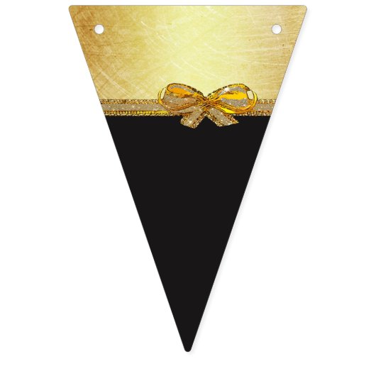 Flag-Banner "Liebe" für Schwarz und Gold Wimpelkette (Zweite Fahne)