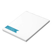 Flag Banner Personalisierte Notepad | Blau Notizblock (Rotiert)