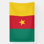 Flag-Banner von Patriotic Kamerun Banner (Vertikal)