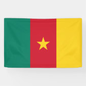 Flag-Banner von Patriotic Kamerun Banner (Horizontal)