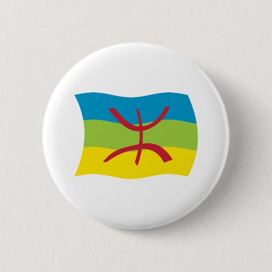Flag Berber People Button (Vorderseite)