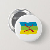 Flag Berber People Button (Vorne & Hinten)