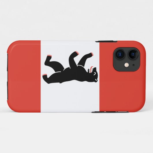 Flag Berlin Case-Mate iPhone Case (Rückseite (Horizontal))