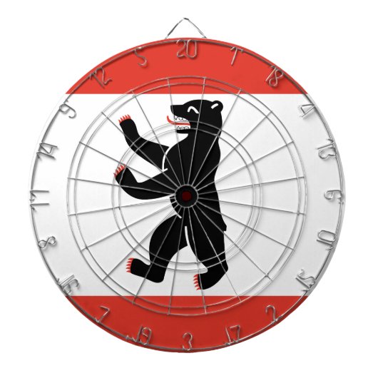 Flag Berlin Dart Board Dartscheibe (vorne)