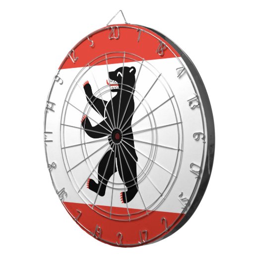 Flag Berlin Dart Board Dartscheibe (Vorderseite rechts)