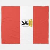 Flag Berlin Fleece Blanket (Vorderseite (Horizontal))