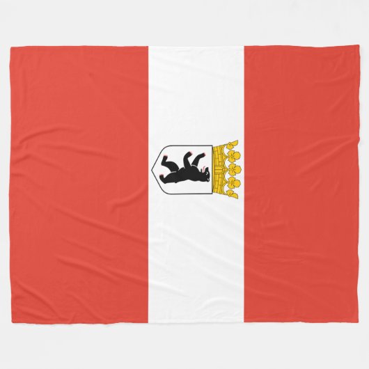 Flag Berlin Fleece Blanket (Vorderseite (Horizontal))