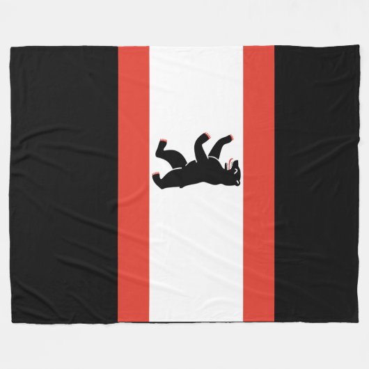 Flag Berlin Fleece Blanket (Vorderseite (Horizontal))