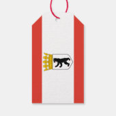 Flag Berlin Geschenketiketts Geschenkanhänger (Rückseite)
