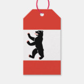 Flag Berlin Geschenketiketts Geschenkanhänger (Vorderseite)