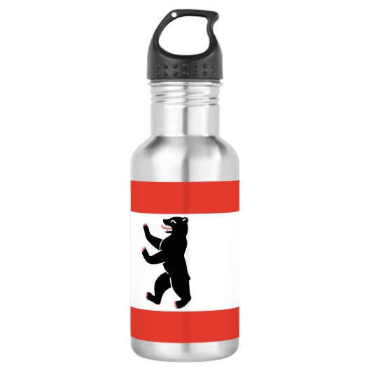 Flag Berlin Stainless Steel Water Flasche Edelstahlflasche (Vorderseite)