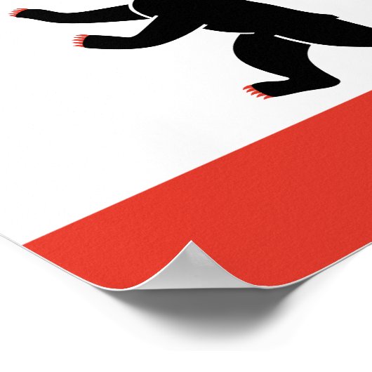 Flag Berliner Poster (Ecke)