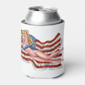 Flag Bikini Pinup Giro del Malcantone Dosenkühler (Kanne Vorderseite)