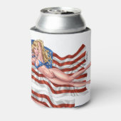 Flag Bikini Pinup Giro del Malcantone Dosenkühler (Kanne Rückseite)