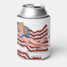 Flag Bikini Pinup Giro del Malcantone