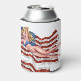 Flag Bikini Pinup Giro del Malcantone Dosenkühler