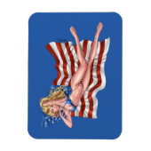 Flag Bikini Pinup Giro del Malcantone Magnet (Vertikal)