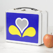Flag Brüssel, Belgien Metal Lunch Box (Beispiel)