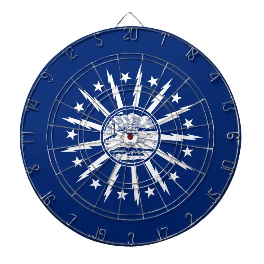 Flag Buffalo, New York Dart Board Dartscheibe (vorne)