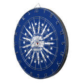 Flag Buffalo, New York Dart Board Dartscheibe (Vorderseite rechts)