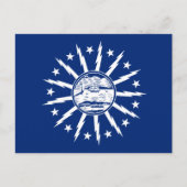 Flag Buffalo, New York Postcard Postkarte (Vorderseite)