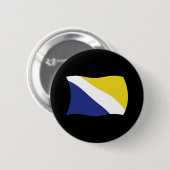 Flag-Button der deutschen Minderheit im Norden Sch Button (Vorne & Hinten)