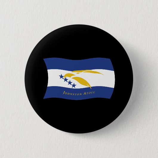 Flag-Button für das Johnston-Atoll Button (Vorderseite)