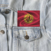 Flag-Button für Kirgisistan Button (Insitu)