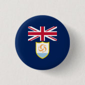 Flag-Button für Patriotic Anguilla Button (Vorderseite)