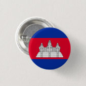 Flag-Button für Patriotic Kambodscha Button (Vorne & Hinten)