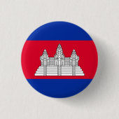 Flag-Button für Patriotic Kambodscha Button (Vorderseite)