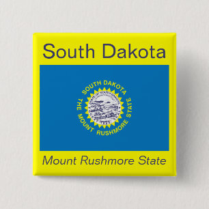 Flag-Button für South Dakotan Button