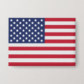 Flag-Button Patriotic USA - Amerikanischer Stolz Button (Vorderseite)