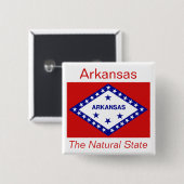Flag-Button von Arkansan Button (Vorne & Hinten)