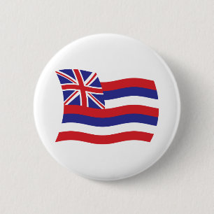Flag-Button von Hawaii Button