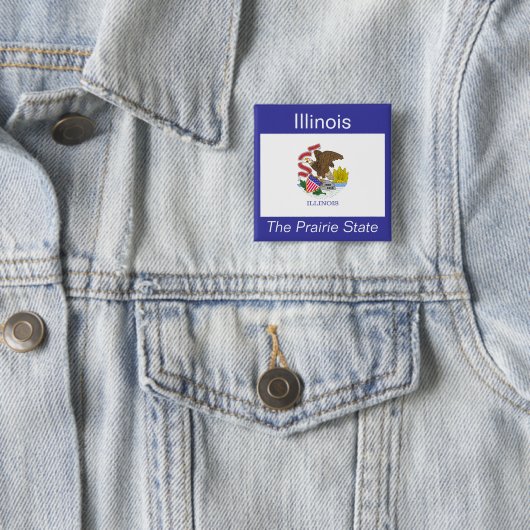 Flag-Button von Illinoisan Button (Beispiel)
