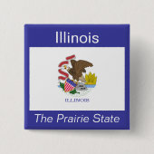 Flag-Button von Illinoisan Button (Vorderseite)