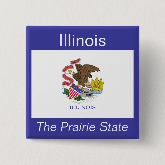 Flag-Button von Illinoisan Button (Vorderseite)