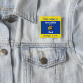 Flag-Button von Wisconsin Button (Beispiel)