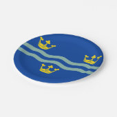 Flag Cambridgeshire Paper Tellers Pappteller (Schrägansicht)